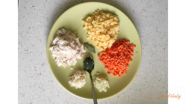 Рыбный суп для ребенка с рисом 