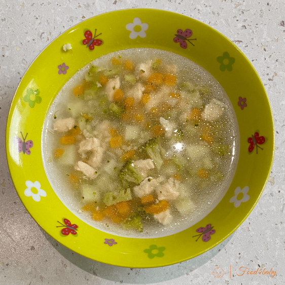 Рецепт рыбного супа с пшеном и брокколи для детей